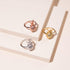 Pina Colada | Rose Gold Vermeil | CZ Diamond Pineapple Ring